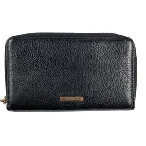 Rebecca Minkoff Zip Around Black Wallet